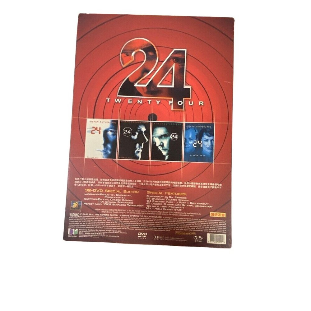 24 Twenty Four Special Edition Season 1 through 4 Box Set  32 DVD Spec Features